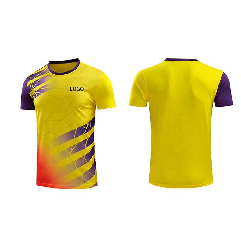 Latest design sublimated badminton jersey